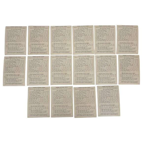 15 Antique 1905 Christian Bible Lesson 11 Picture Cards David C Cook Sept 10 - Picture 7 of 7